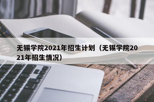 无锡学院2021年招生计划（无锡学院2021年招生情况）